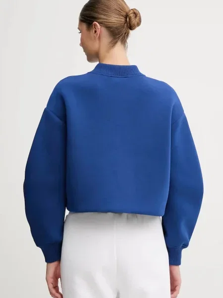 Mikina Calvin Klein Jeans s aplikací modrá