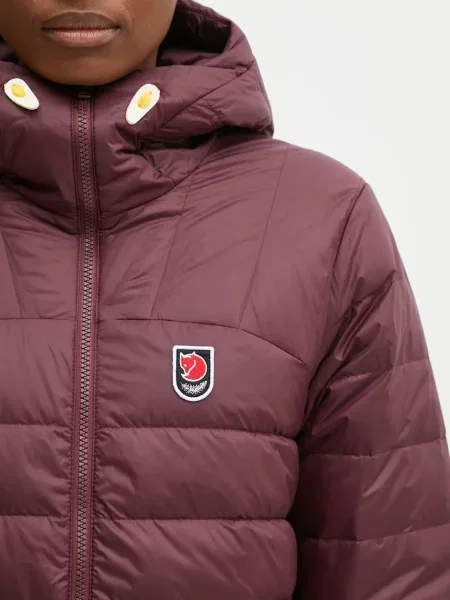 Пуховик Fjallraven бордовый