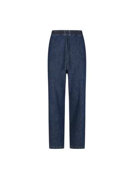 Jeansy straight leg Valentino niebieskie