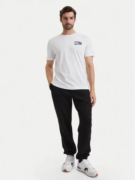 Tommy Hilfiger Spodnji del trenirke Essential črna