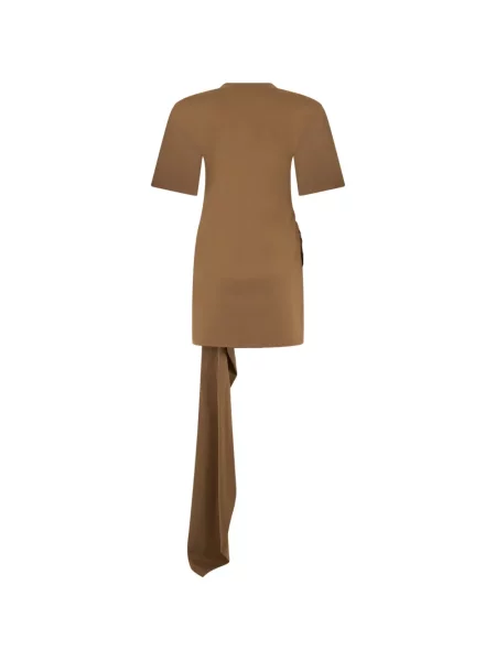 Rochie mini Giuseppe Di Morabito drapată maro
