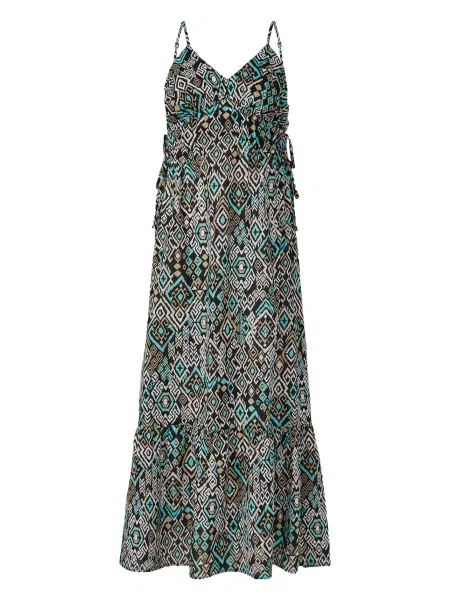 S.Oliver Rochie de vară bej / bej deschis / turcoaz negru