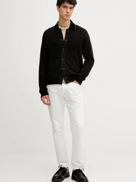 Rag & Bone kardigan wełniany brązowy