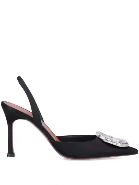 Pantofi cu toc Amina Muaddi negru