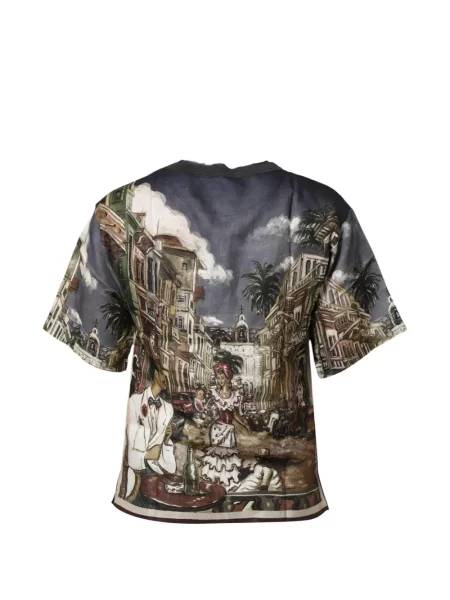 Tricou Dolce & Gabbana cu imagine albastru