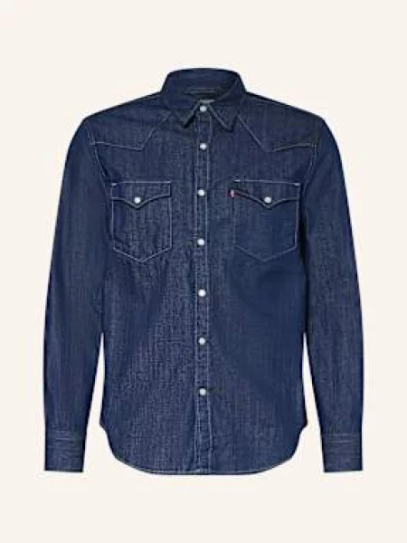Levi's® Džínová Košile Barstow Standard Fit 00 dark indigo flat finish