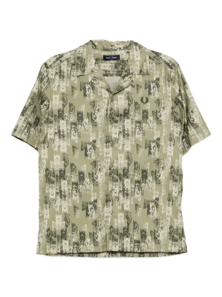 Ing Fred Perry nyomtatás zöld