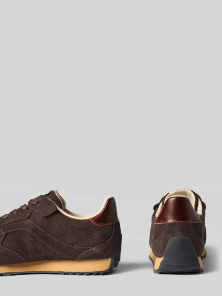 Sneakersy z naturalnej skóry bydlęcej model Beja' Gant brązowe