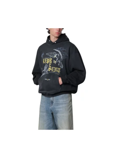 Bluza z kapturem Represent z kapturem czarna