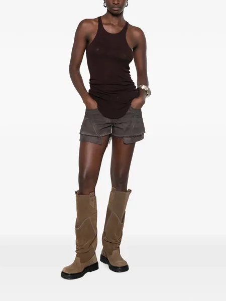Pantaloni scurți Rick Owens Drkshdw maro