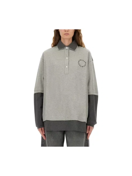 Koszulka Stella Mccartney z logo szara