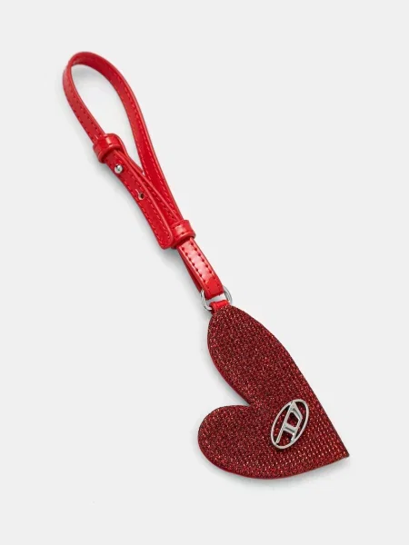 Obesek za ključe z ogledalom Diesel rdeča