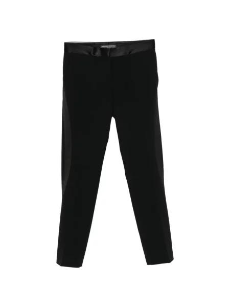 Pantaloni Ermanno Scervino din satin negru