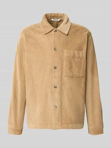 Kardigan rozpinany o kroju regular fit z mieszanki bawełny model OTTO' Selected