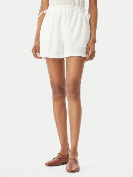 Seafolly Szorty materiałowe Beach Edit biały