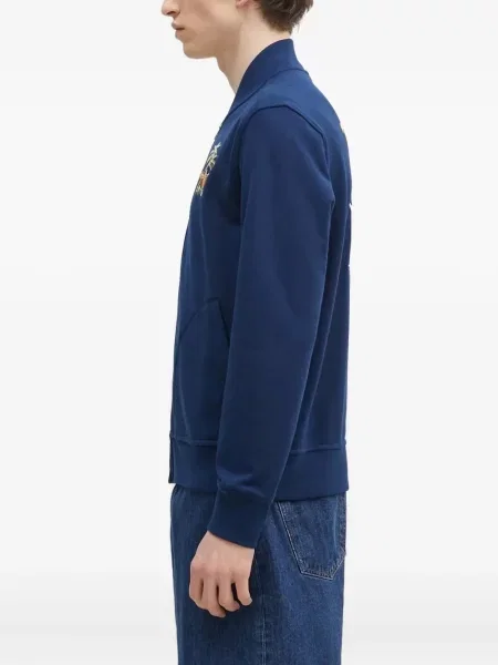Pulover Polo Ralph Lauren cu mâneci lungi lung albastru