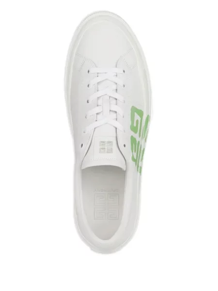 Sneakers Givenchy με κορδόνια με σχέδιο με δαντέλα λευκό