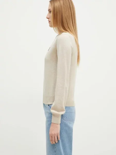 Maison Kitsuné pulover de lână Bold Fox Head Patch