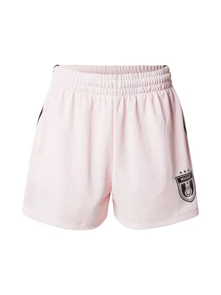Kratke hlače iz tkanine HUGO roza