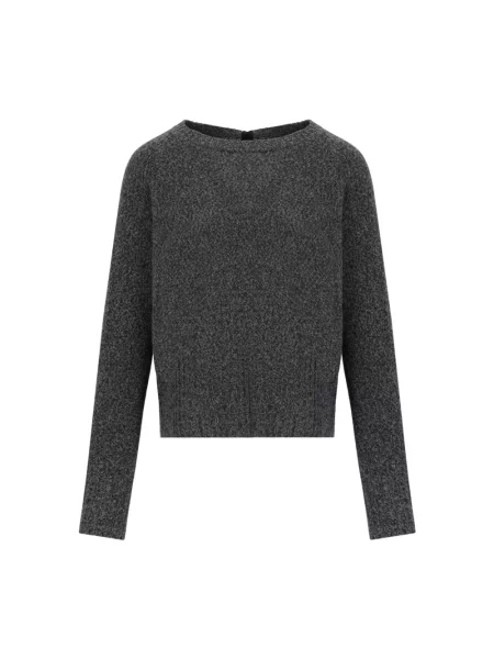 Marella sweter z dodatkiem wełny MLSOCA szary