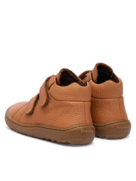 Froddo Gležnjarji Barefoot Winter Furry M rjava