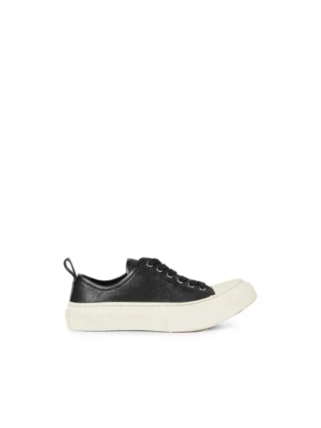 Sneakersy Ann Demeulemeester skórzane czarne