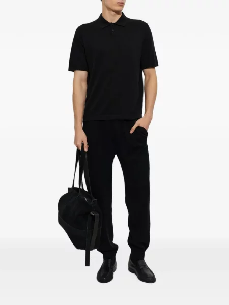 Tricou polo Lisa Yang negru