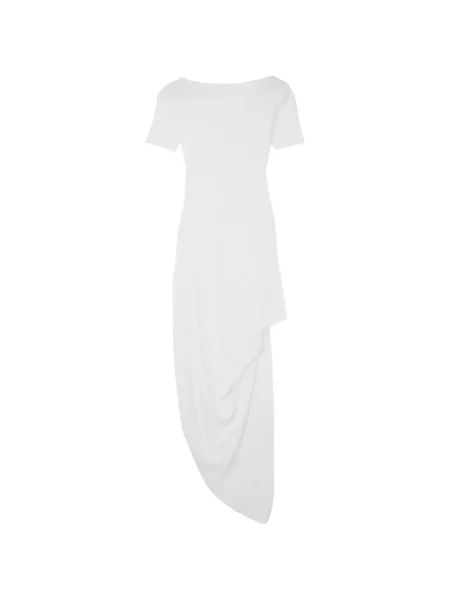 Rochie Jacquemus drapată alb