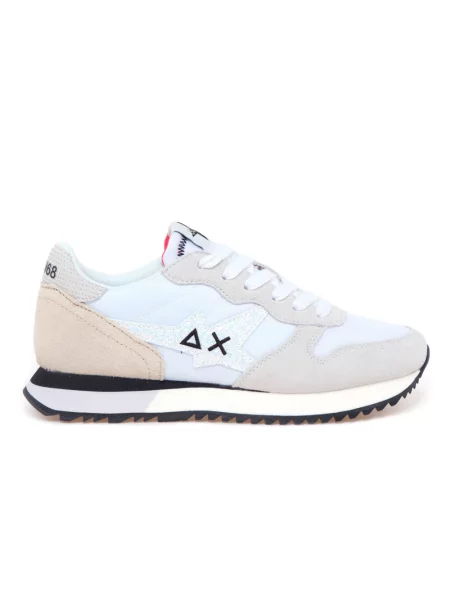 Sneakersy Sun68 zamszowe z logo