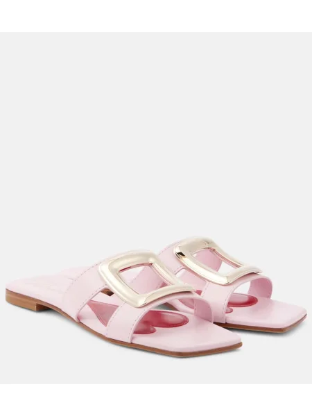Sandale Roger Vivier din piele roz