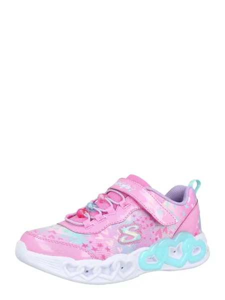 Sneakersy Skechers Infinite Heart Lights Ružová modrá