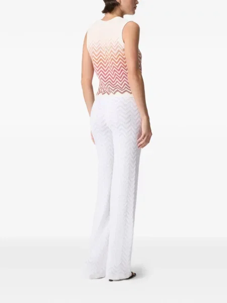 Pantaloni Missoni alb