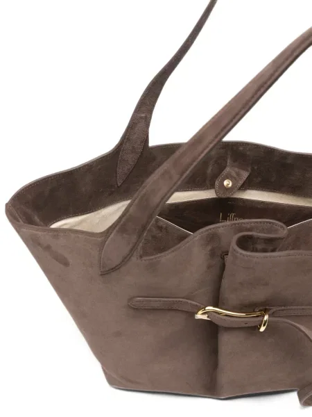 Ζωσμένος τσάντα shopper Liffner σουέτ καφέ