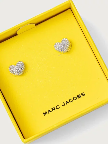 Серьги Marc Jacobs с сердечками