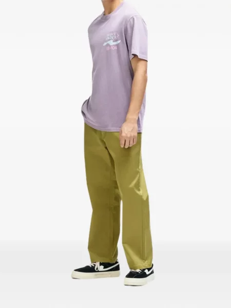 Tricou Deus Ex Machina cu imagine violet