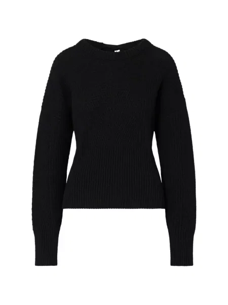 Pulover Liu Jo cu funde de lână negru