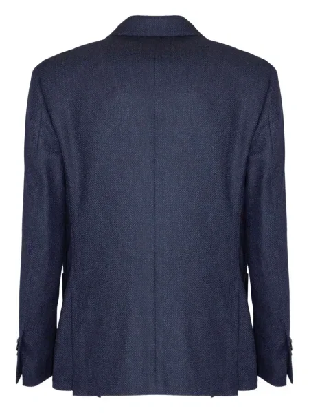 Sako Lardini se vzorem rybí kosti modré