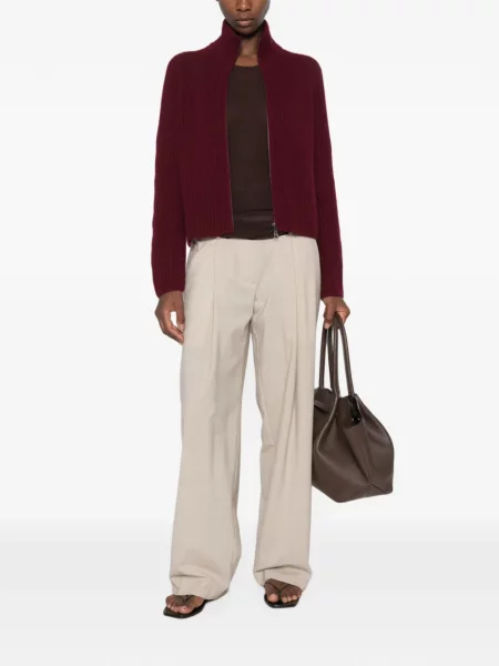 Cardigan Lisa Yang tricotate roșu