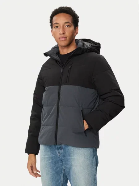 Jack & Jones Μπουφάν χειμωνιάτικο Becks Puffer γκρι
