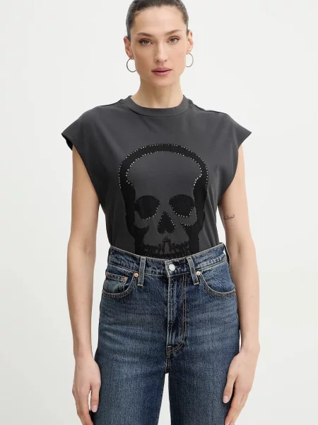 Tricou Zadig&voltaire gri