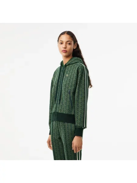 Lacoste толстовка Monogram зелена