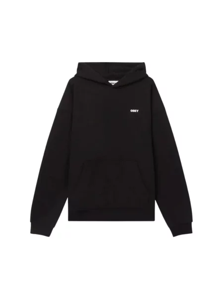 Bluza z kapturem Obey z kapturem czarna