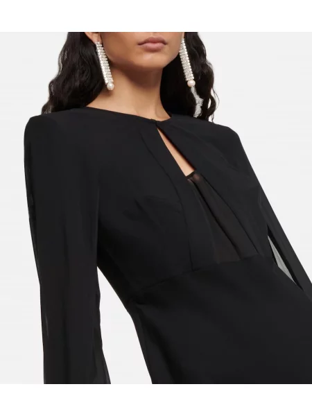 Rochie Roland Mouret din șifon negru