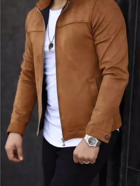 Geacă Dewberry din piele de căprioară