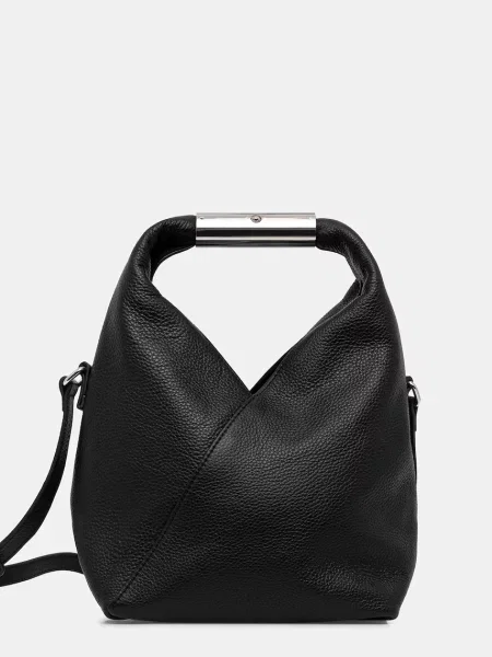 Maison Margiela torebka skórzana czarna