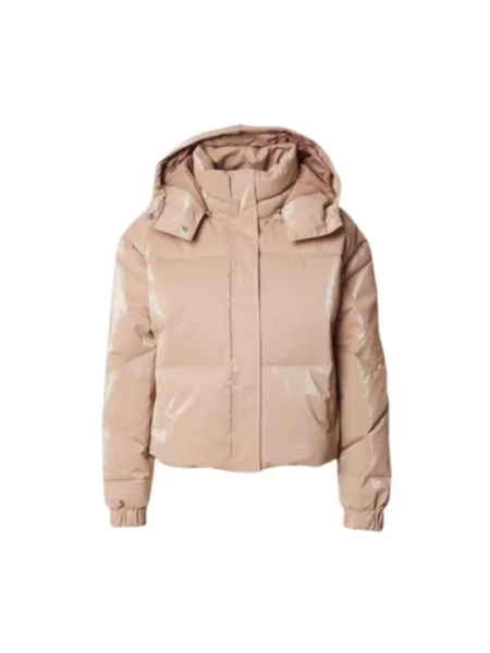 Kurtka bomber Emporio Armani Ea7 z kapturem beżowy