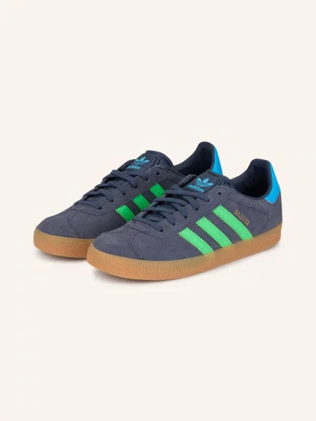 ADIDAS ORIGINALS Tenisky GAZELLE marine / svítivě / zlatá / světle zelená modrá