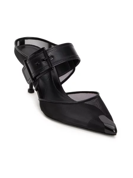 Klapki Alexander Mcqueen czarne