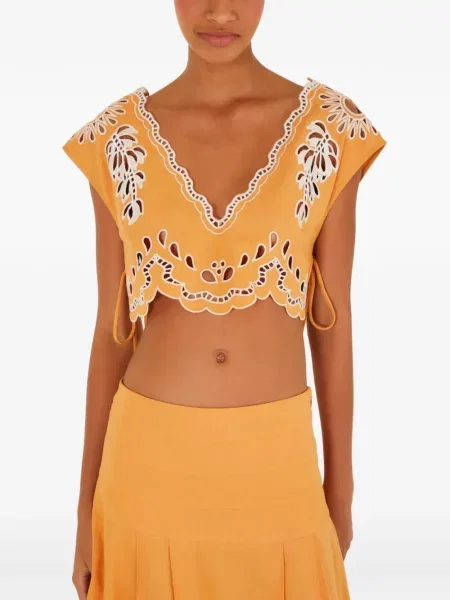 Top Farm Rio ajurat portocaliu