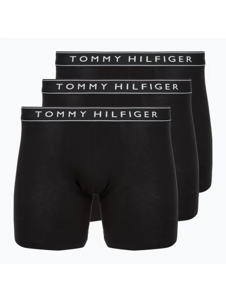 Boxeralsó Tommy Hilfiger Brief Dtm 3 pairs black/black/black. Méret: XL fekete